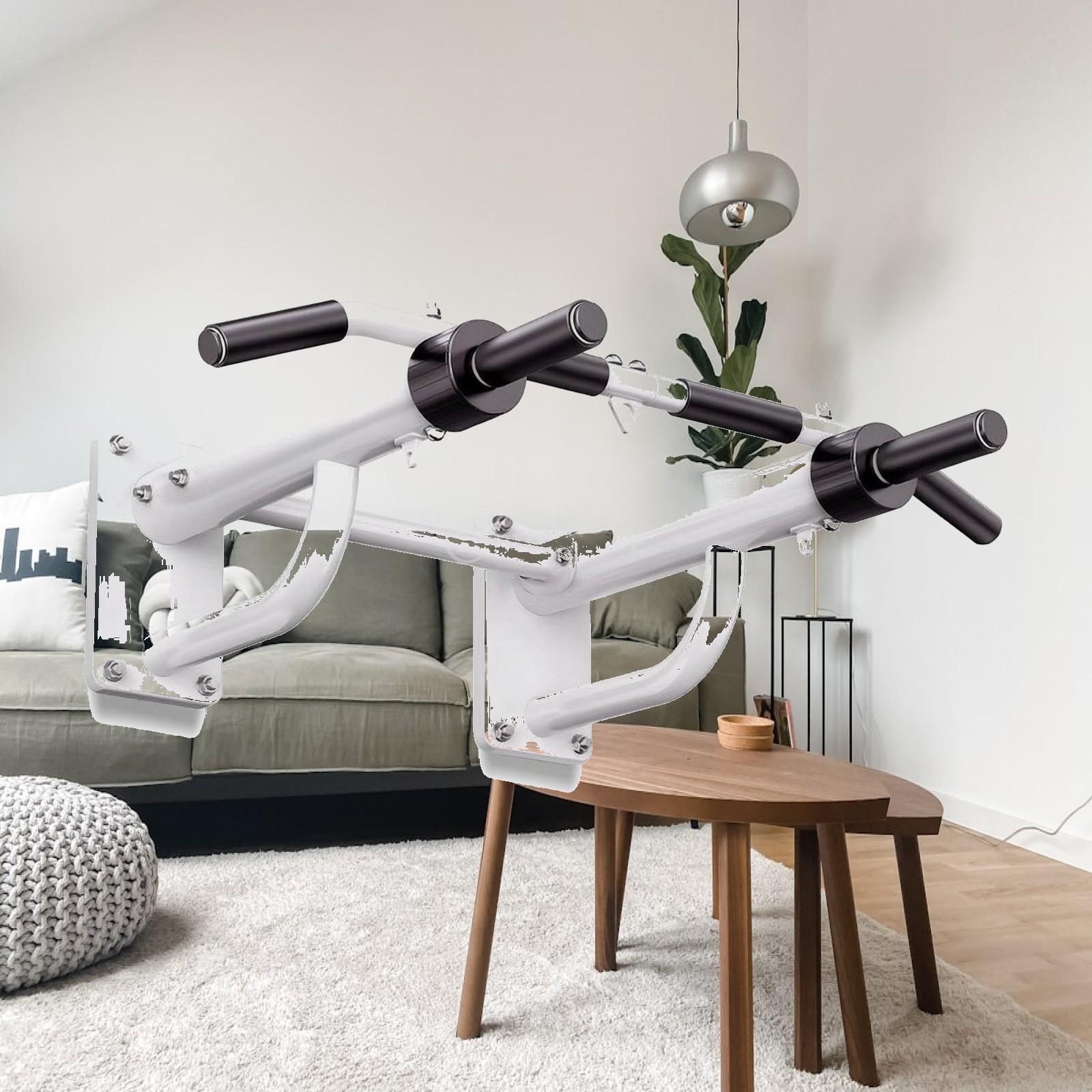 Pull Up Bar Grip - Wall-Mounted Pull-up Bar Long-Lasting Pull-up Bar