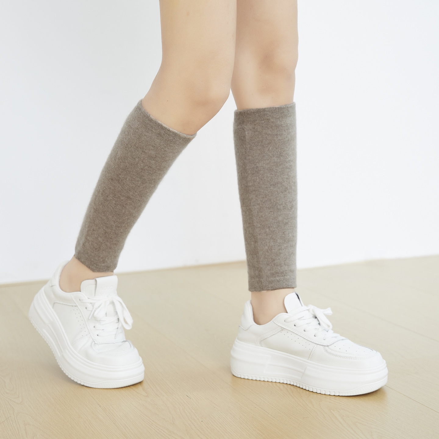 Pure Cashmere Knit Seamless Kn - đánh giá và giá Knee Sleeve Pair