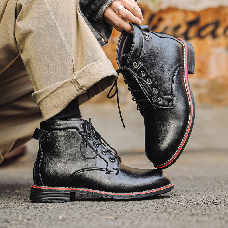 Luxury Retro High Men's Leathe - đánh giá và giá Crossfit Male