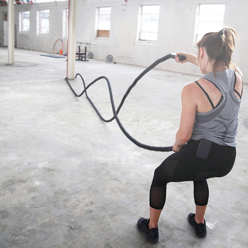 9M/12M/15M Fitness Battle Rope - đánh giá và giá Crossfit No Equipment Workouts